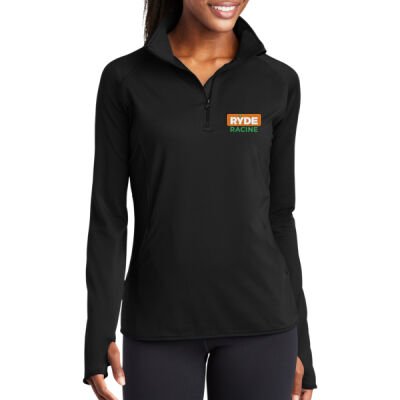 Ryde Racine - Ladies Sport Wick ® Stretch 1/4 Zip Pullover Thumbnail