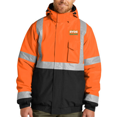 Ryde Racine - Ansi 107 Class 3 Economy Waterproof Insulated Bomber Jacket Thumbnail