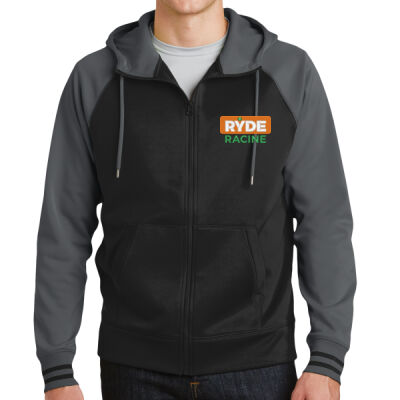 Ryde Racine - Sport Wick ® Varsity Fleece Full Zip Hooded Jacket Thumbnail