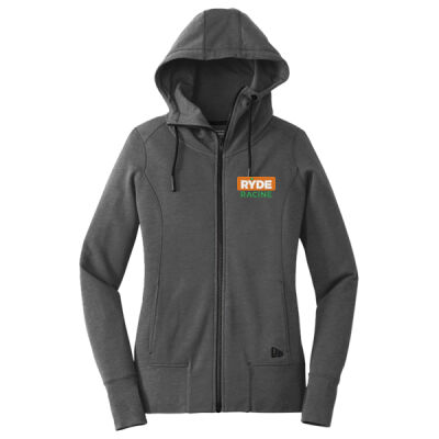 Ryde Racine - Women's Tri Blend Fleece Full Zip Hoodie Thumbnail
