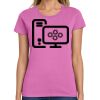 Ladies Heavy Cotton 100% Cotton T Shirt Thumbnail