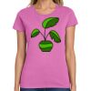 Ladies Heavy Cotton 100% Cotton T Shirt Thumbnail