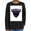 Youth Heavy Cotton 100% Cotton Long Sleeve T Shirt Thumbnail