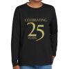 Youth Heavy Cotton 100% Cotton Long Sleeve T Shirt Thumbnail