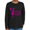 Youth Heavy Cotton 100% Cotton Long Sleeve T Shirt Thumbnail