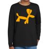 Youth Heavy Cotton 100% Cotton Long Sleeve T Shirt Thumbnail