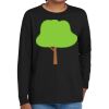 Youth Heavy Cotton 100% Cotton Long Sleeve T Shirt Thumbnail
