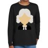 Youth Heavy Cotton 100% Cotton Long Sleeve T Shirt Thumbnail