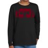 Youth Heavy Cotton 100% Cotton Long Sleeve T Shirt Thumbnail